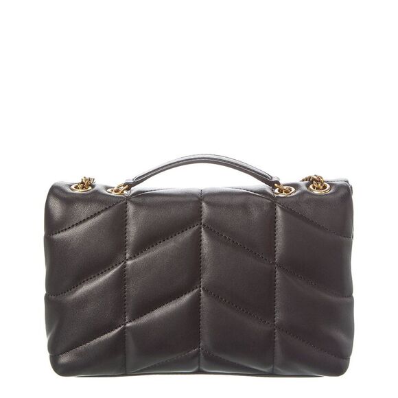 Saint Laurent Toy Puffer Leather Shoulder Bag, Black - Picture 2 of 5